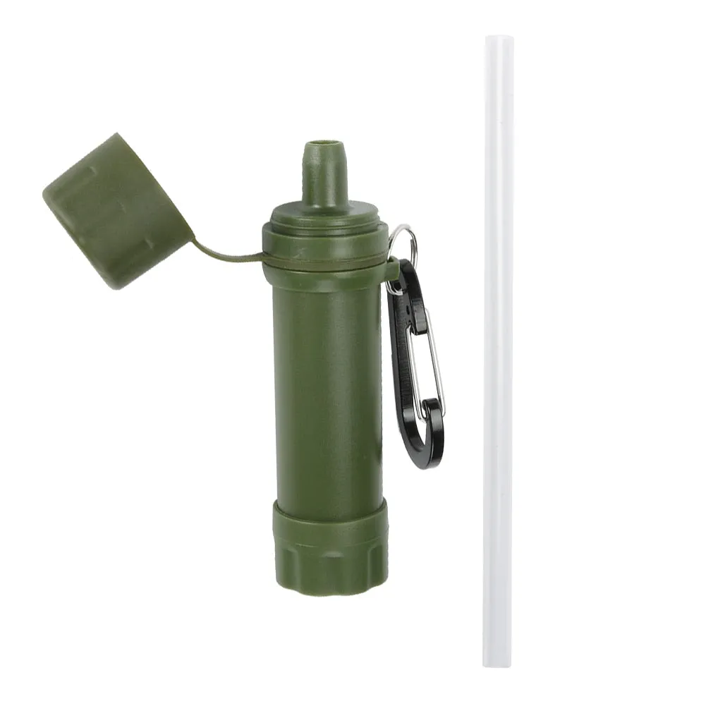 Outdoor Water Filter with Straw