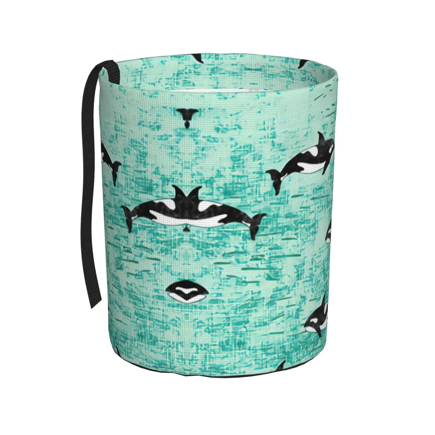 Pacific Ocean Biological Print Car Trash Can Garbage Bag,Waterproof Leakproof Trash Can for Car, for Any Vehicle, Kitchen,