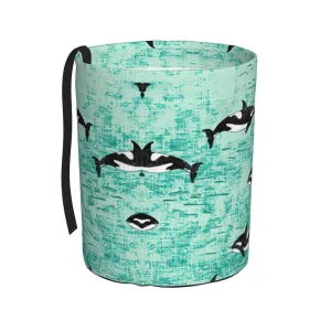 Pacific Ocean Biological Print Car Trash Can Garbage Bag,Waterproof Leakproof Trash Can for Car, for Any Vehicle, Kitchen,