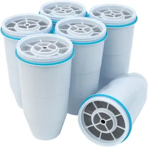 (Package Of 6) ZeroWater ZR-001 One-Pack Water Filter Replacement Cartridge (1 Pack), 3 x pack of 2