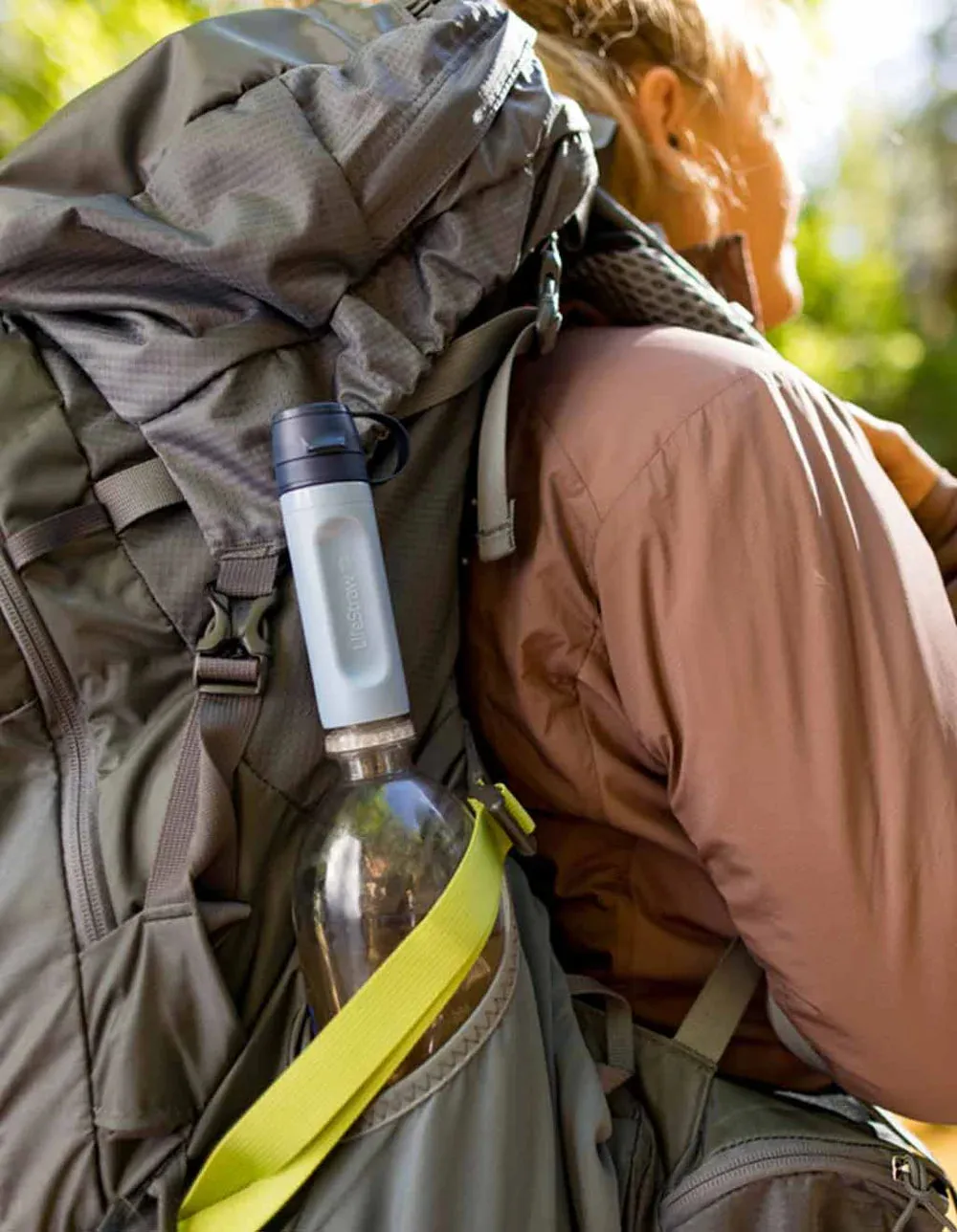 Peak SR Solo Personal Water Filter Straw - Pink Limonade