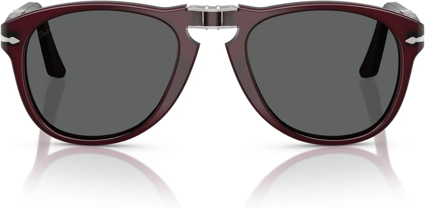 Persol Men's Po0714 Folding Aviator Sunglasses