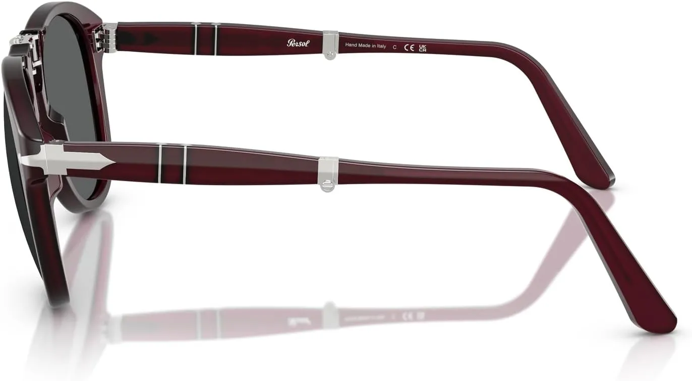 Persol Men's Po0714 Folding Aviator Sunglasses