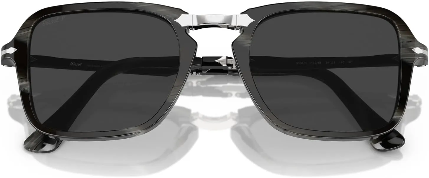 Persol Men's Po3330s Rectangular Sunglasses