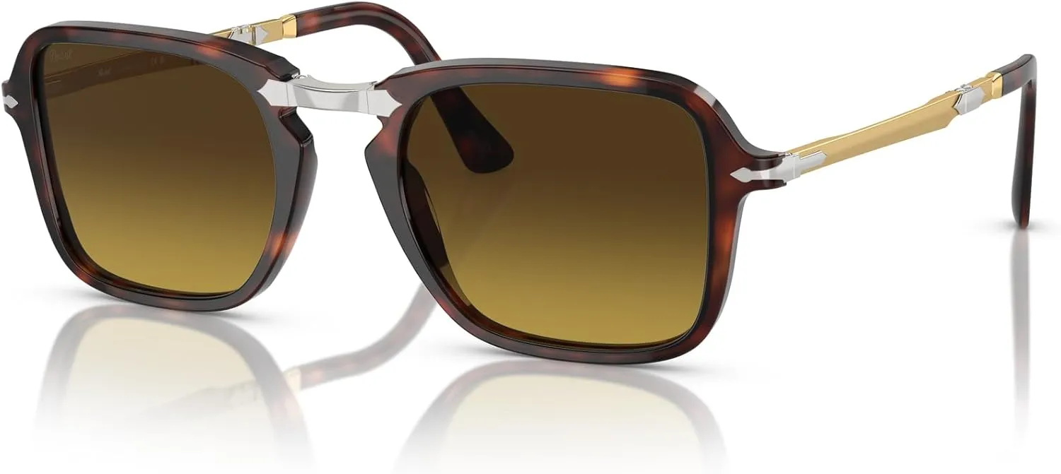 Persol Men's Po3330s Rectangular Sunglasses