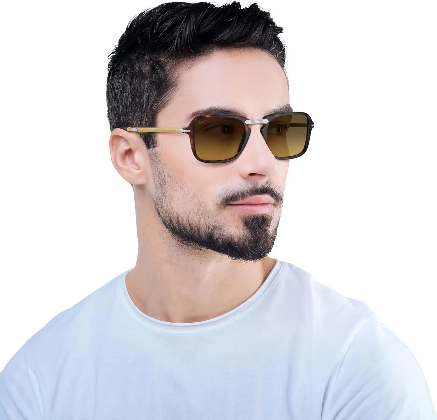 Persol Men's Po3330s Rectangular Sunglasses