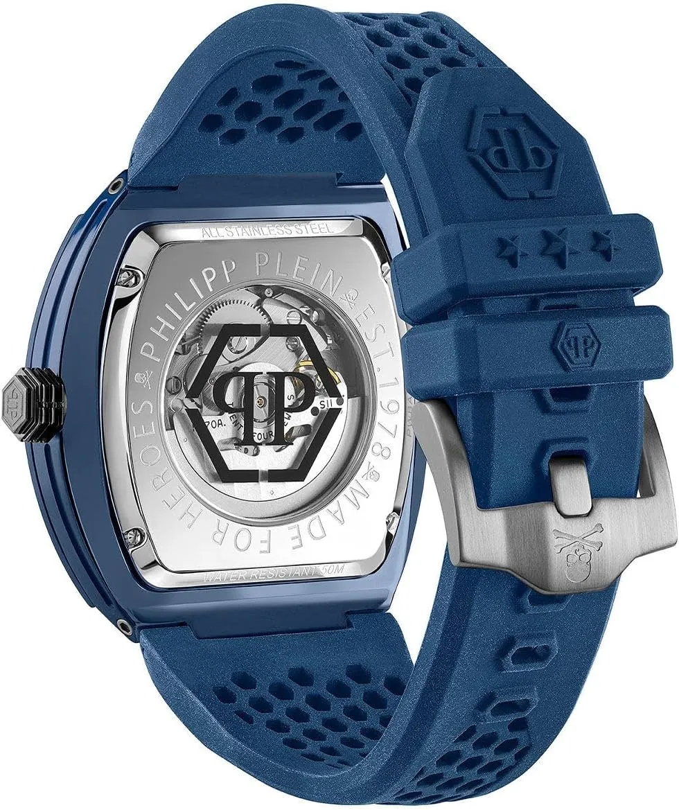 Philipp Plein Men's Watch Analogue Automatic The Skeleton Ecoceramic