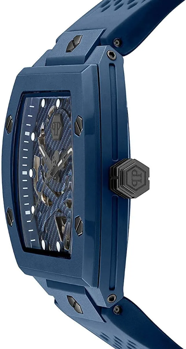 Philipp Plein Men's Watch Analogue Automatic The Skeleton Ecoceramic