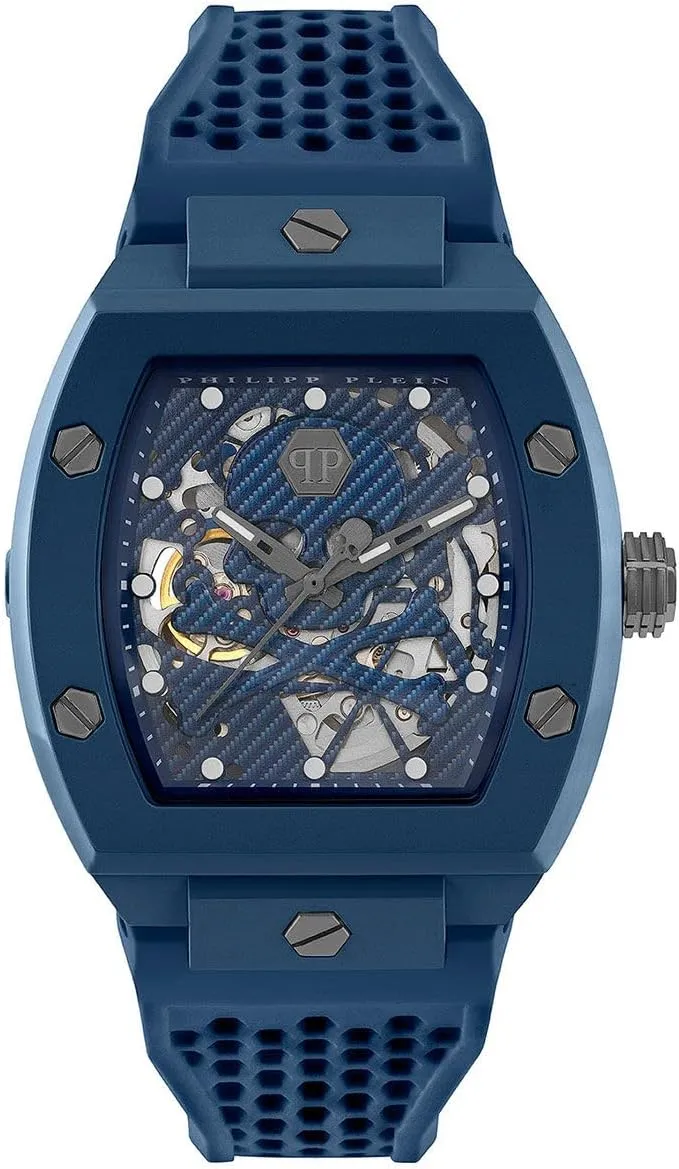 Philipp Plein Men's Watch Analogue Automatic The Skeleton Ecoceramic