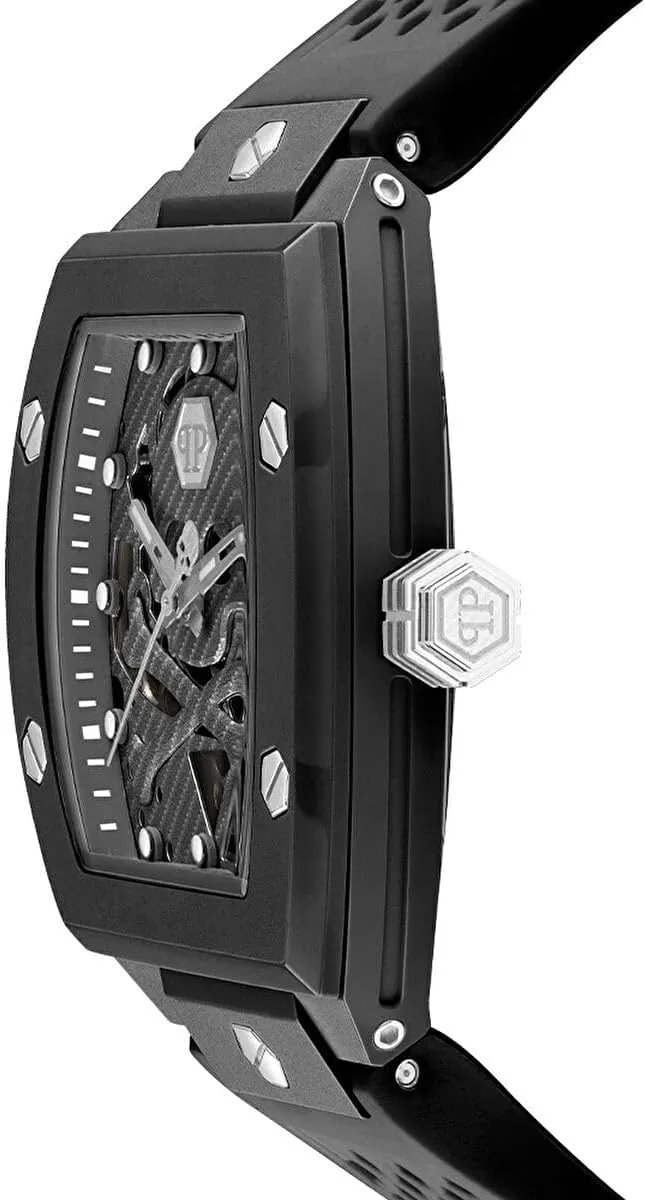 Philipp Plein Men's Watch Analogue Automatic The Skeleton Ecoceramic