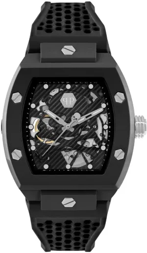 Philipp Plein Men's Watch Analogue Automatic The Skeleton Ecoceramic
