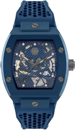 Philipp Plein Men's Watch Analogue Automatic The Skeleton Ecoceramic