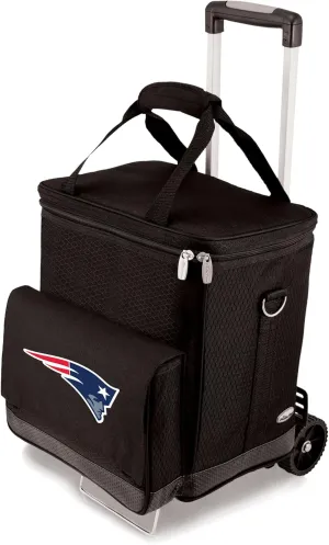 PICNIC TIME NFL Unisex-Adult NFL Cellar 6-Bottle Wine Carrier & Cooler Tote with Trolley