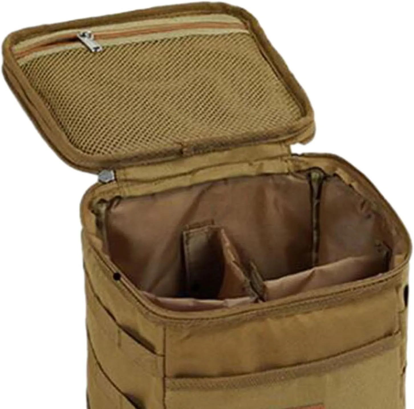Picnic Tote - Khaki, 21.5cm x 21.5cm x 23.5cm