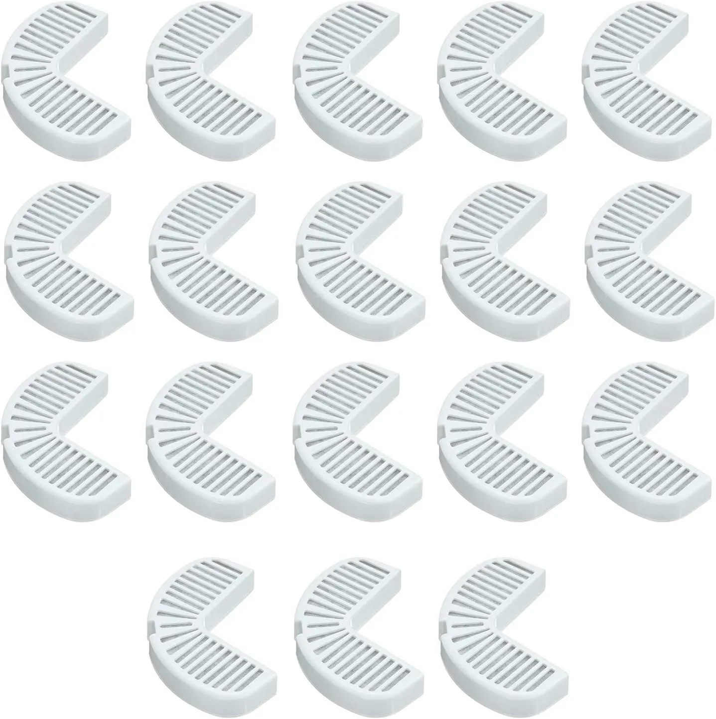 Pioneer Pet Replacement Filters for Ceramic & Stainless Steel Fountains, Raindrop Filters (18 filters)