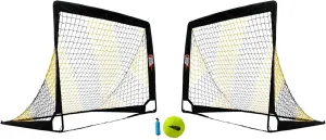 Pop Up Football Goal – The Pair – Choice of Colours and Sizes – Comes with a Small Ball and a Small Pump!