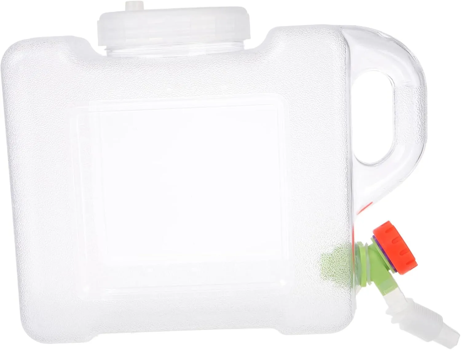 POPETPOP Portable Water Container with Spigot Outdoor Water Jug for Camping Emergency Storage Durable and Convenient