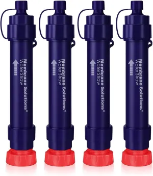 Portable 4-Stage Water Filter Straw -Pure Water Anywhere