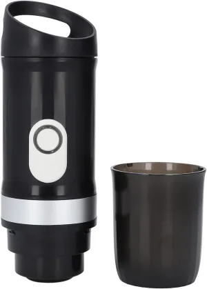 Portable Capsule Coffee Maker, High Pressure Extraction, 3 in 1 Design for NES DG Capsules and Coffee Powder Box, Self Heating, Cordless, 20Bar Pressure, 9600mah, 80ml, 970g, 12V