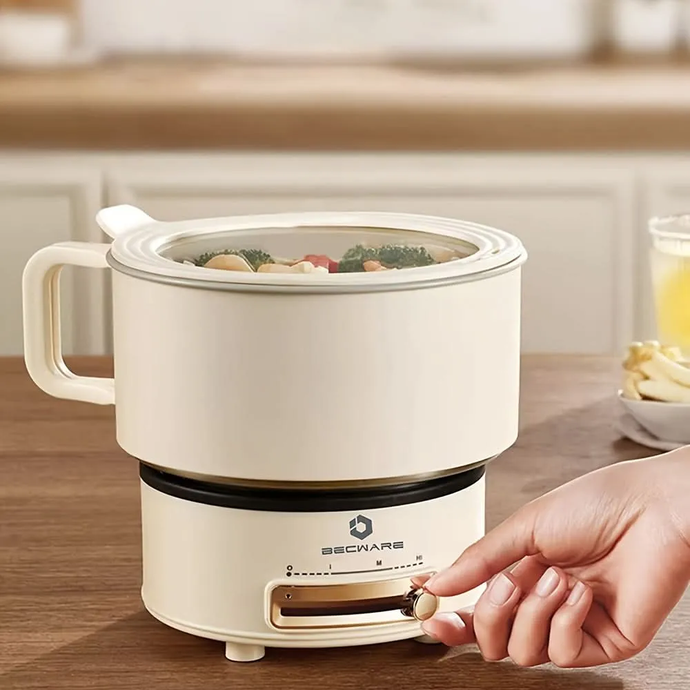 Portable Electric Cooking Pot - Multifunctional Foldable & Split Type Travel Cooker