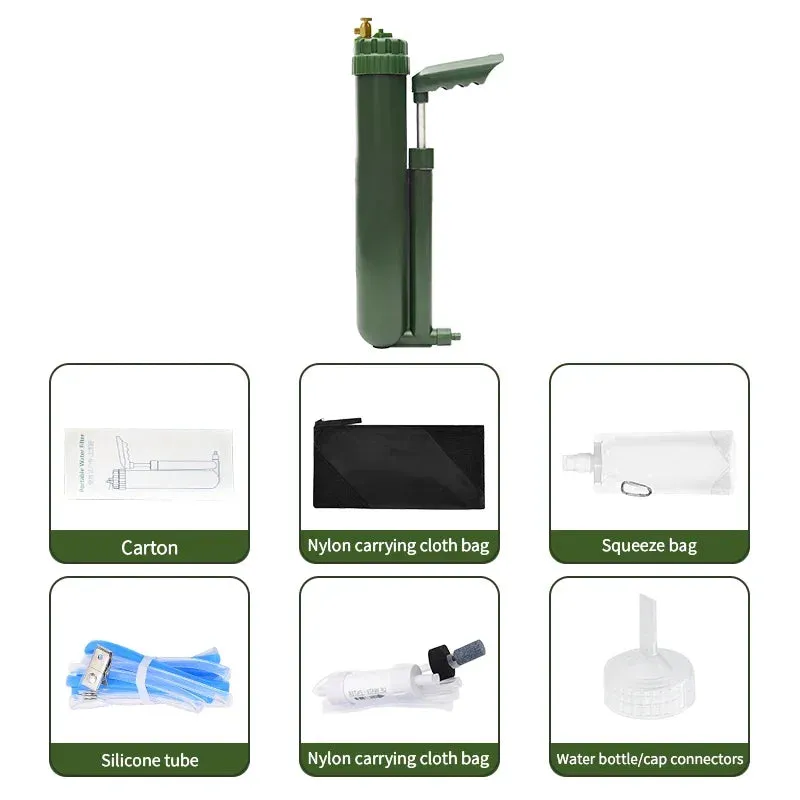Portable Hand Pump/ Outdoor Water Filter