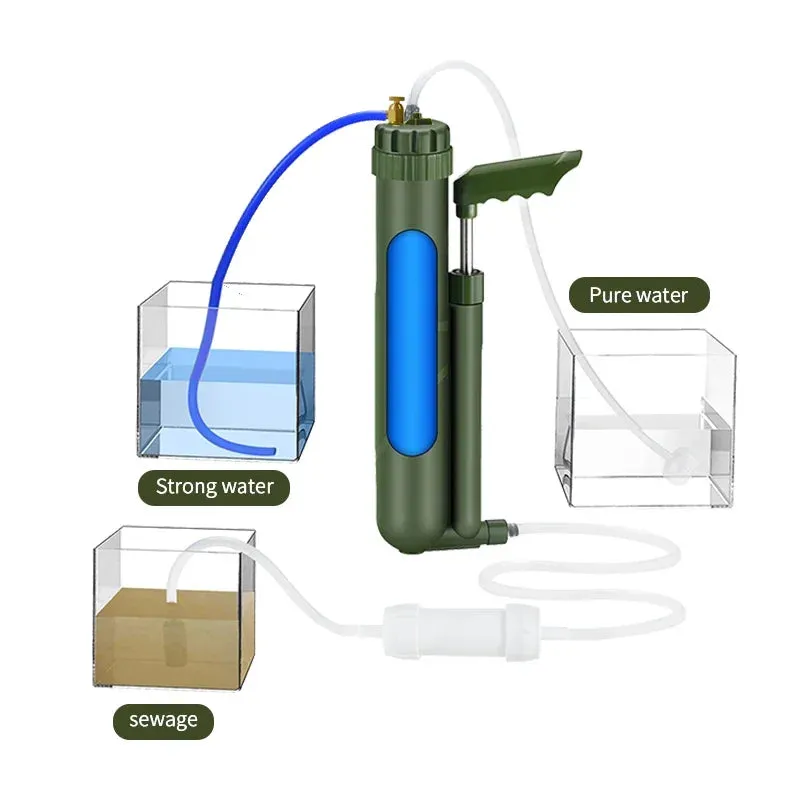 Portable Hand Pump/ Outdoor Water Filter