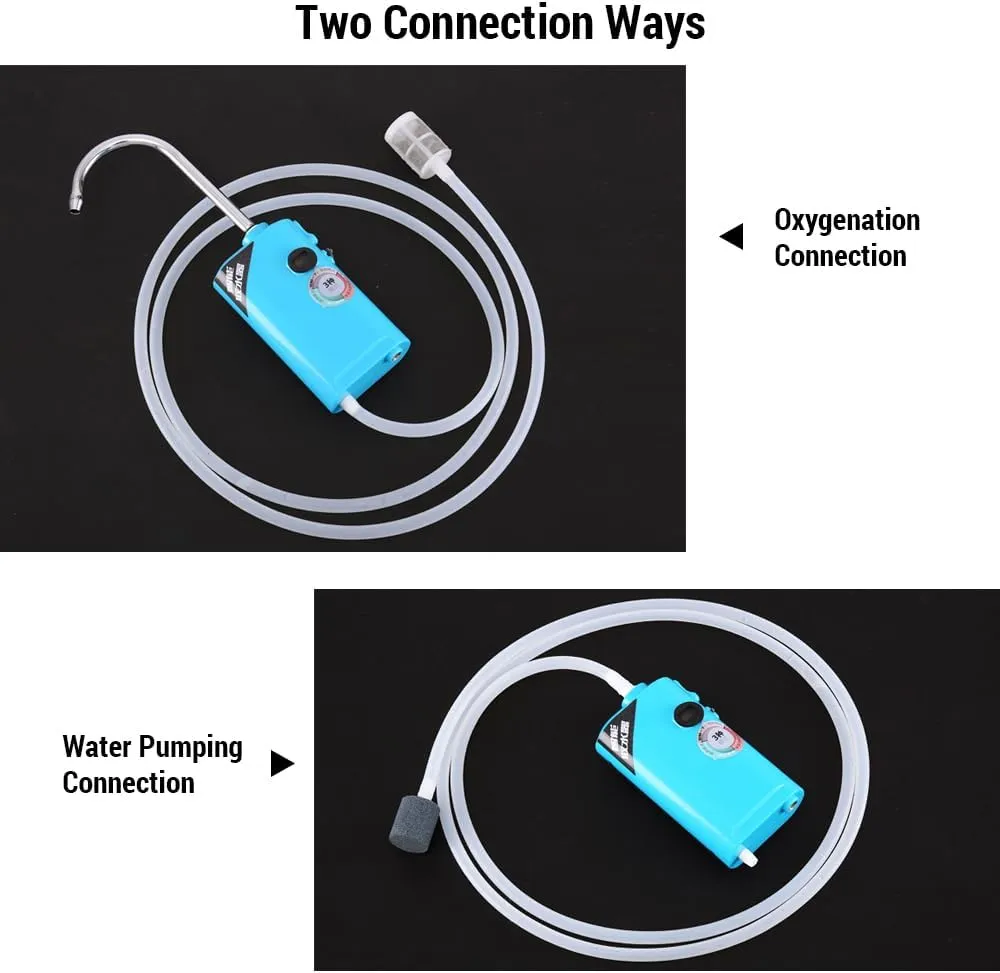 Portable Intelligent Fishing Oxygen Pump Induction LED Water Absorber