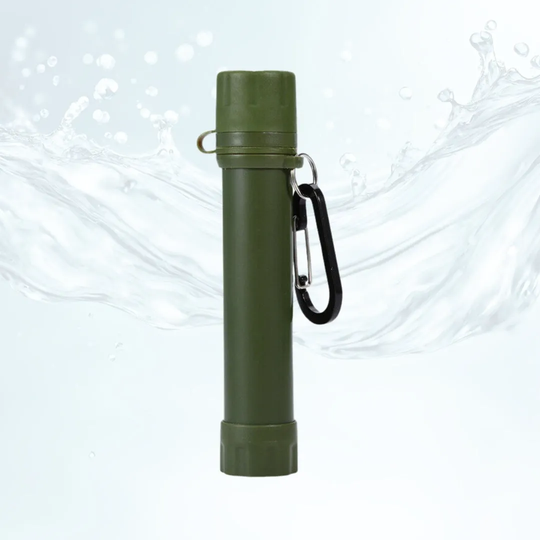 Portable Multi-function Straw Filter System for Camping and Trekking
