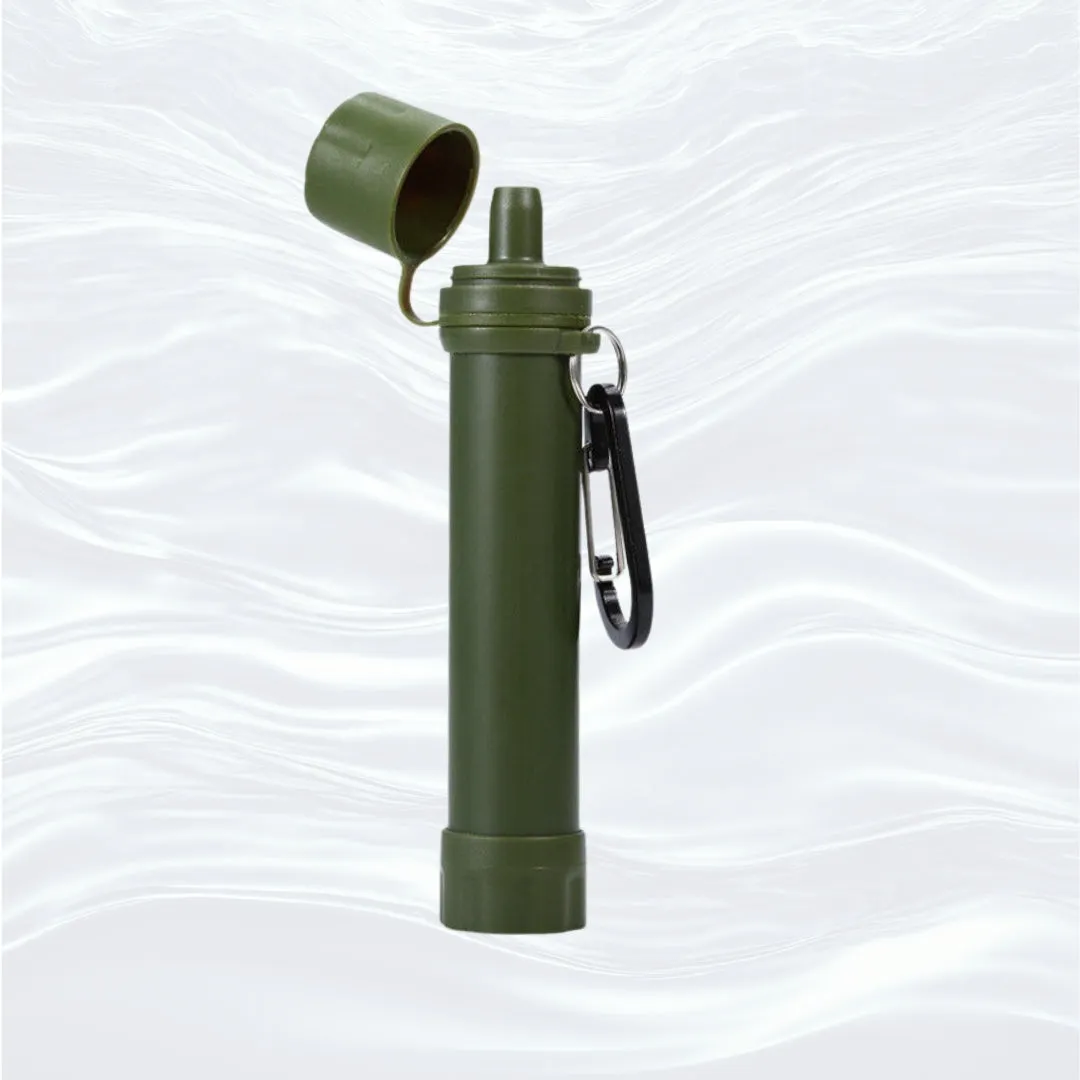 Portable Multi-function Straw Filter System for Camping and Trekking