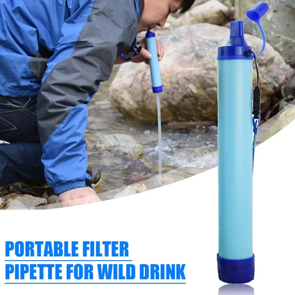 Portable Outdoor Water Purifier for Camping Hiking Emergency Survival