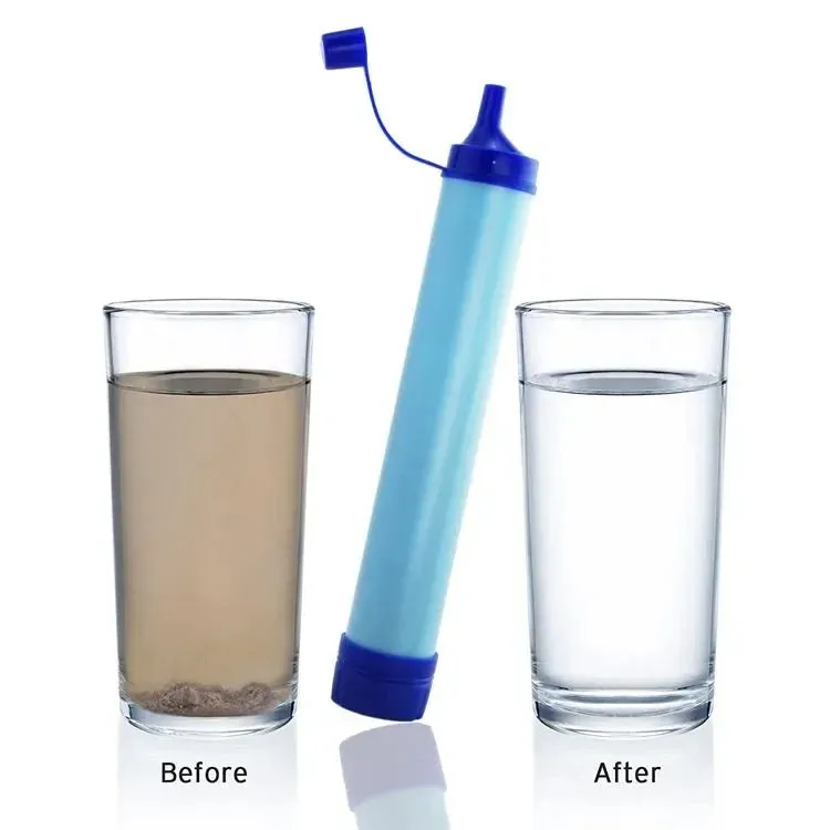 Portable Outdoor Water Purifier for Camping Hiking Emergency Survival