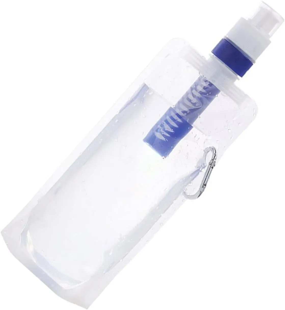 Portable Water Filter Bag Reusable Water Container for Hiking Camping Cycling