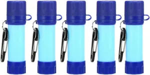 Portable Water Filter Straw, Mini Water Filtration System, Outdoor Survival Straw, Water Filtration Straw Emergency Survival Gear Water Purifier for Camping Hiking Climbing Backpacking