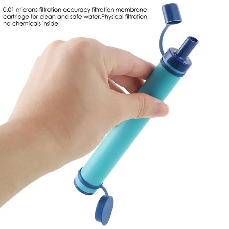 Portable Water Purifier – Emergency Filter for Camping, Hiking, Streams & Lakes