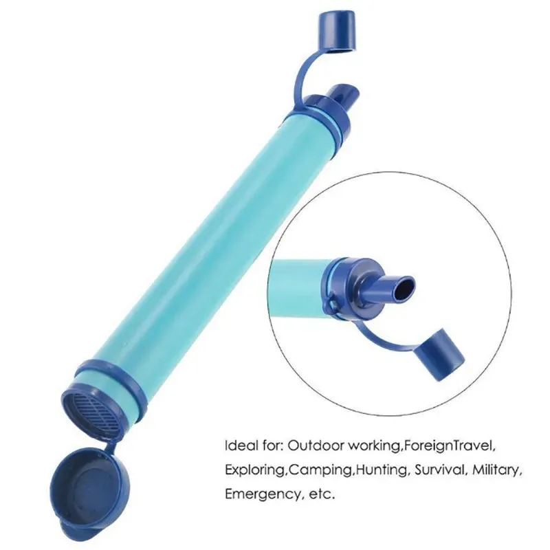 Portable Water Purifier – Emergency Filter for Camping, Hiking, Streams & Lakes