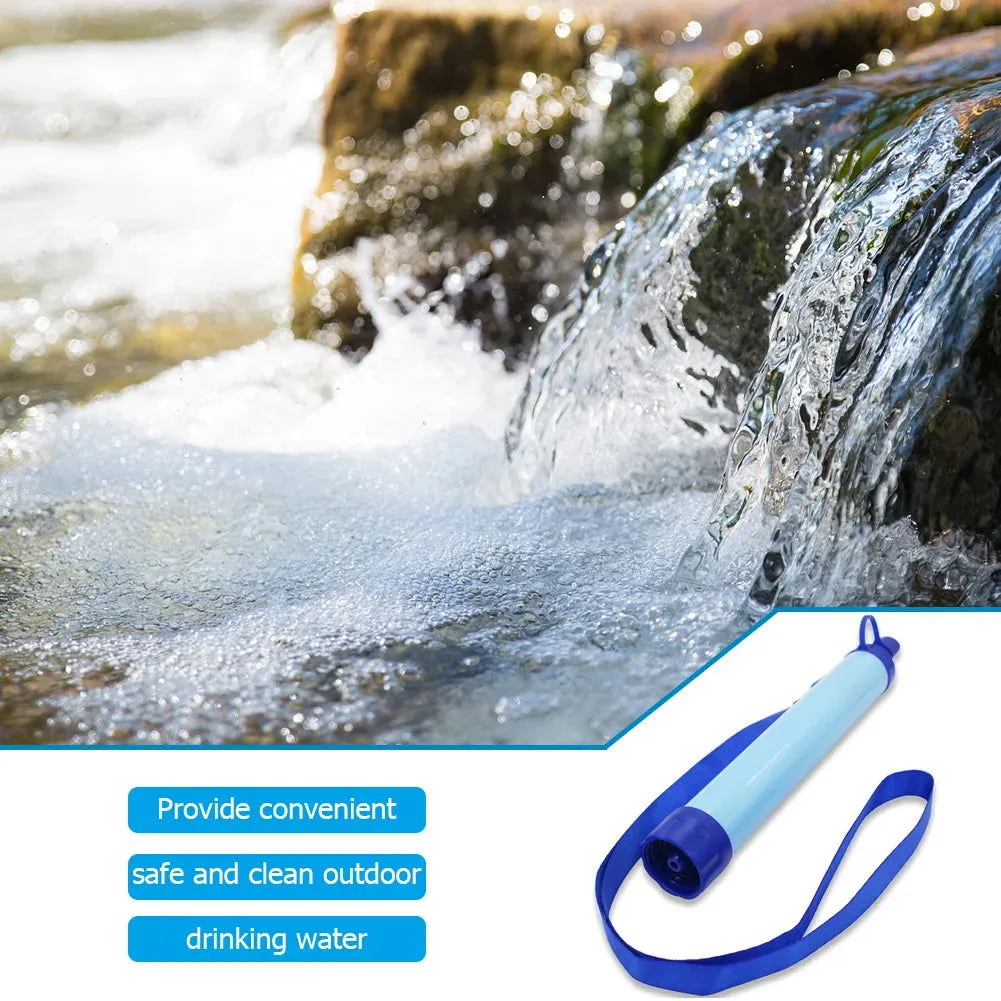 Portable Water Purifier – Emergency Filter for Camping, Hiking, Streams & Lakes