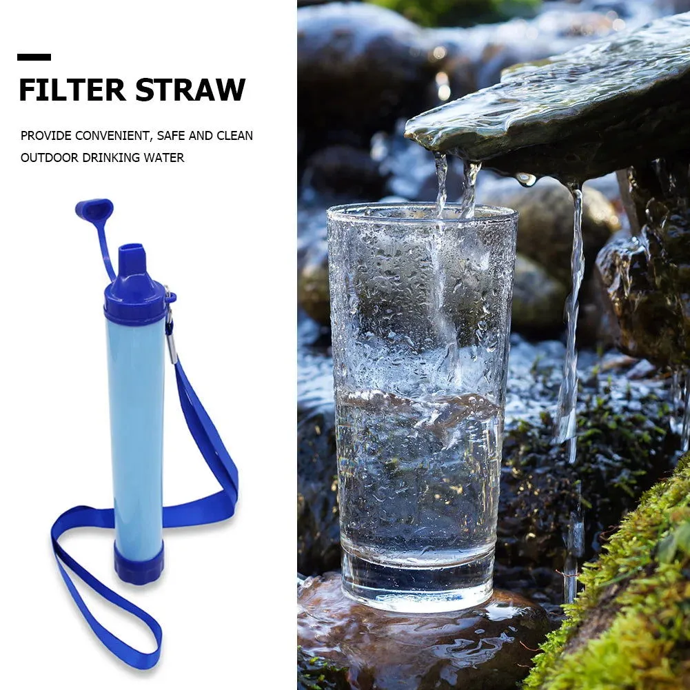 Portable Water Purifier – Emergency Filter for Camping, Hiking, Streams & Lakes