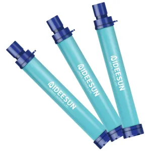 Portable Water Purifier Straw, 0.1 Micron Filtration, 4000 Liters, Emergency Preparedness, Hiking, Camping, Travel, Fishing