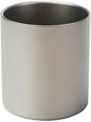 POVCZWXSS 1PC Outdoor Pure Titanium Water Cup Lightweight Portable Mug(220ml A)