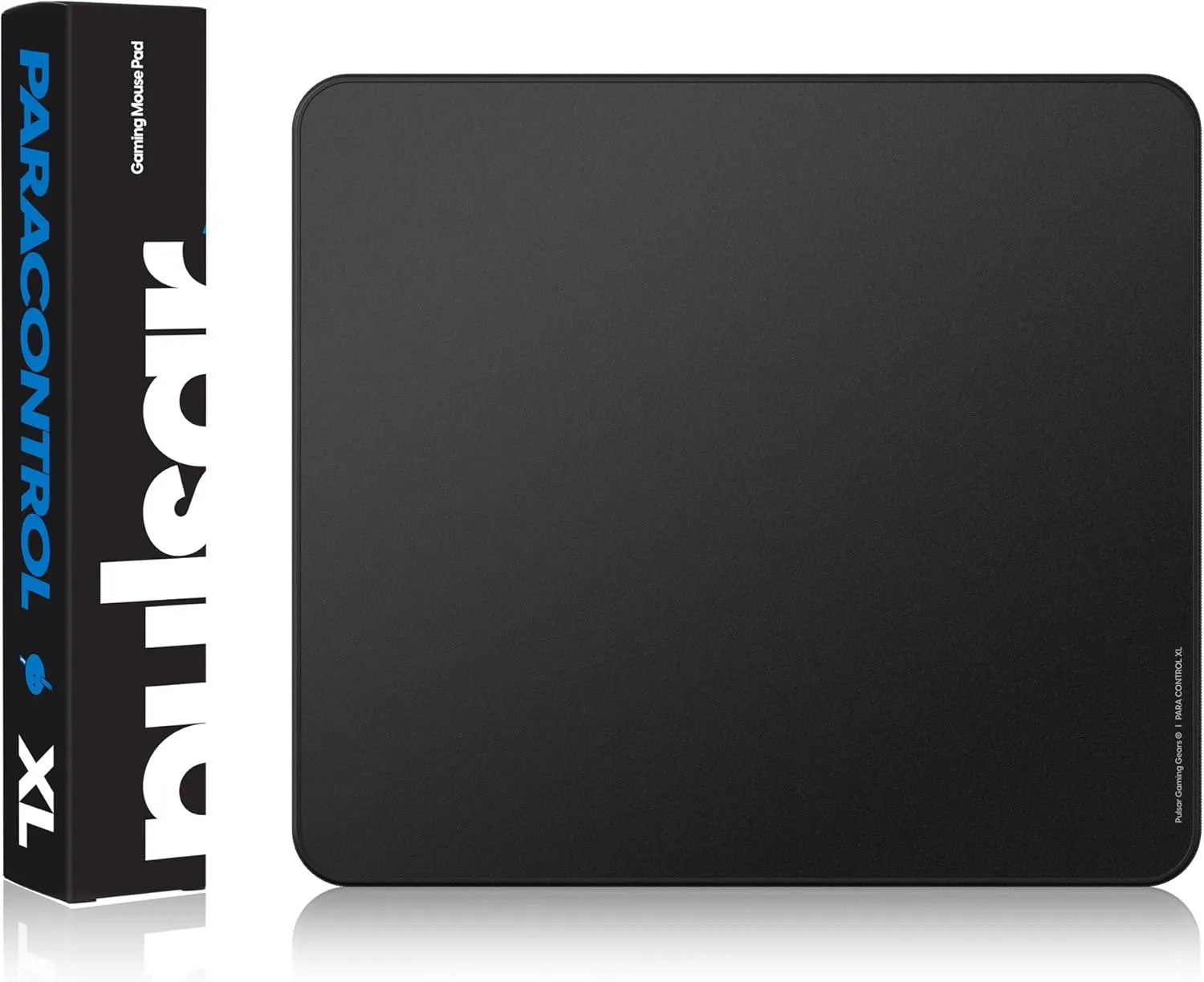 Pulsar - Paracontrol XL Esports Level Premium Gaming Mouse Pad V2 - Medium to High Speed Pad Stitched Edge Durable Hybrid Top Surface 16 x 18 (XL, Black)