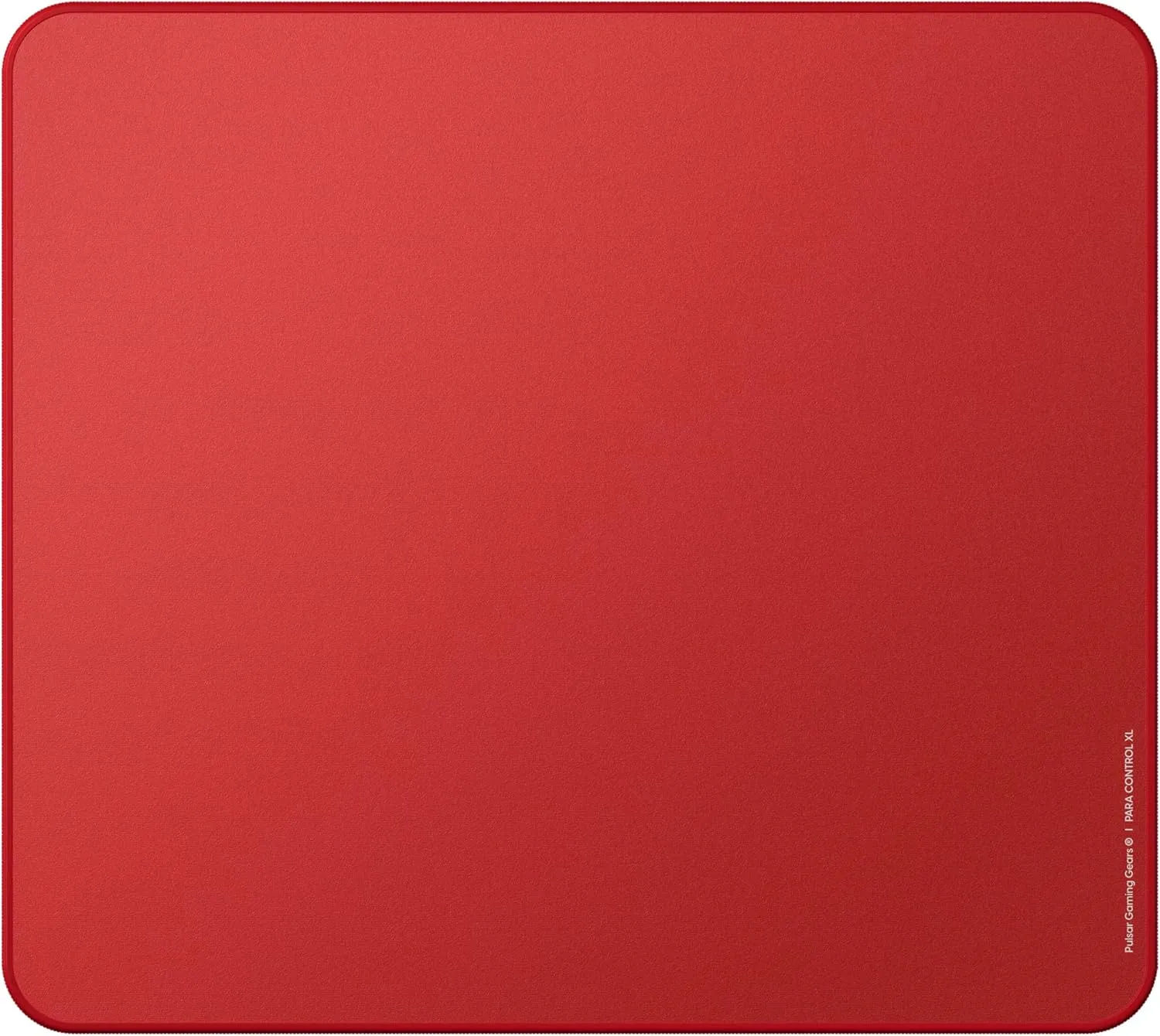 Pulsar - Paracontrol XL Esports Level Premium Gaming Mouse Pad V2 - Medium to High Speed Pad Stitched Edge Durable Hybrid Top Surface 16 x 18 (XL, Red)