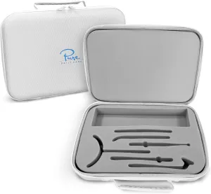 Pure Daily Care NuDerma Official Carrying Case for High Frequency Wand - Holds All Attachments - Portable for Travel - Compatible with All Nuderma Models - Padded Storage and Travel Case