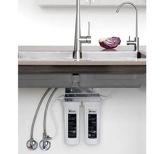 Puretec Ecotrol ES2 Dual Undersink Water Filter System with Faucet (4 LPM)