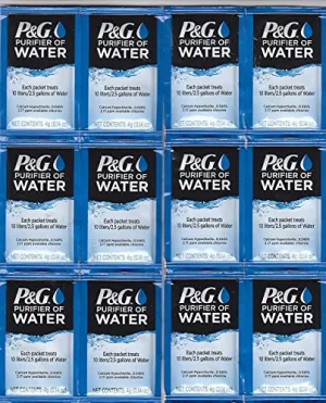 Purifier of Water,Portable Water Purifier Packets,Emergency Water Filter