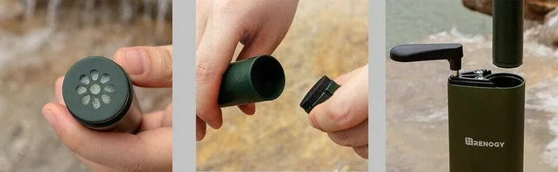Purifier Replacement for Portable Water Filter Camping Survival Emergency