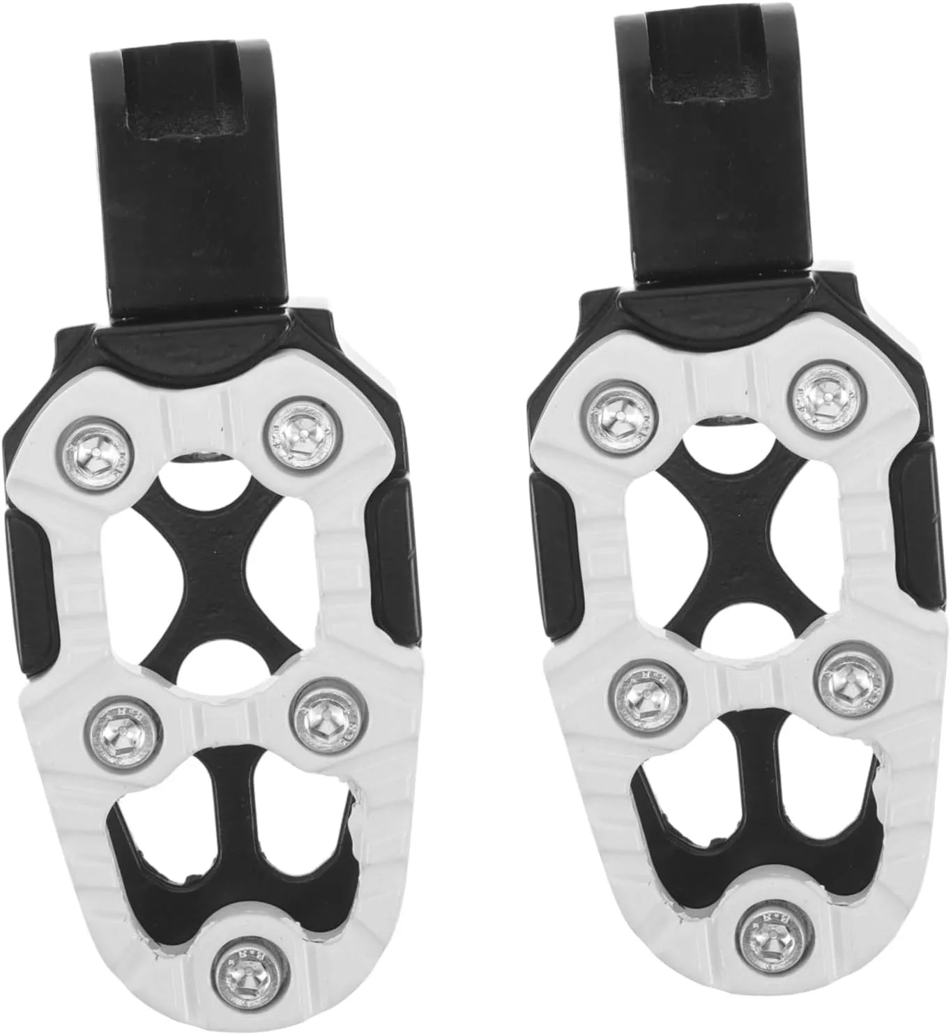Race-ready Motorcycle Rear Foot Pegs Heavy Duty Aluminum Construction Foldable Design for Easy Storage Universal Fit
