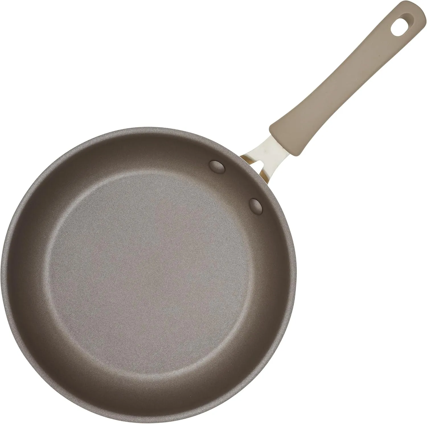 Rachael Ray Cook   Create Nonstick Cookware Pots and Pans Set, Includes Baking Sheet Pan and Cooking Utensil, 10 Piece - Almond