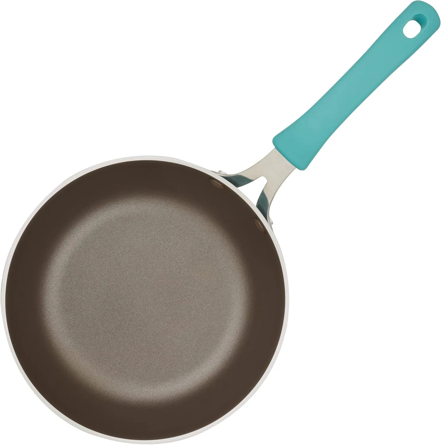 Rachael Ray Cook   Create Nonstick Saucier Pan/Saucepan, 3 Quart, Agave Blue