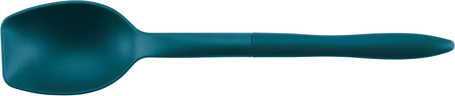 Rachael Ray Tools and Gadgets Flexi Turner and Scraping Spoon Set / Cooking Utensils - 2 Piece, Teal Blue