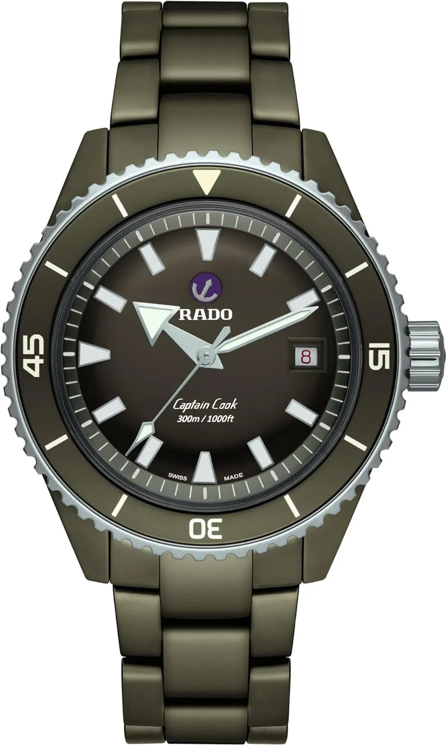 Rado Men's Captain Cook Automatic Watch, Green